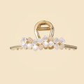 Ivory Halo Claw Clip