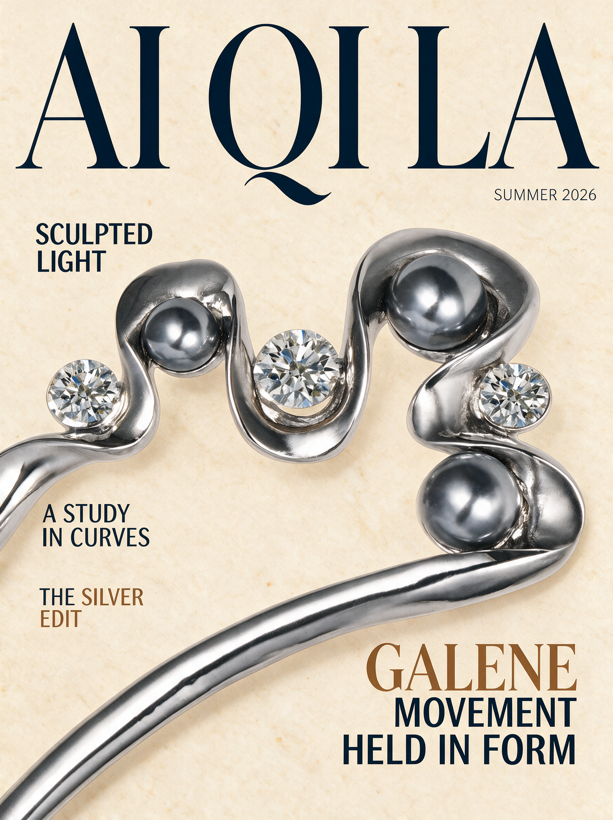 Galene U-Pin on the AI QI LA Summer 2026 editorial cover